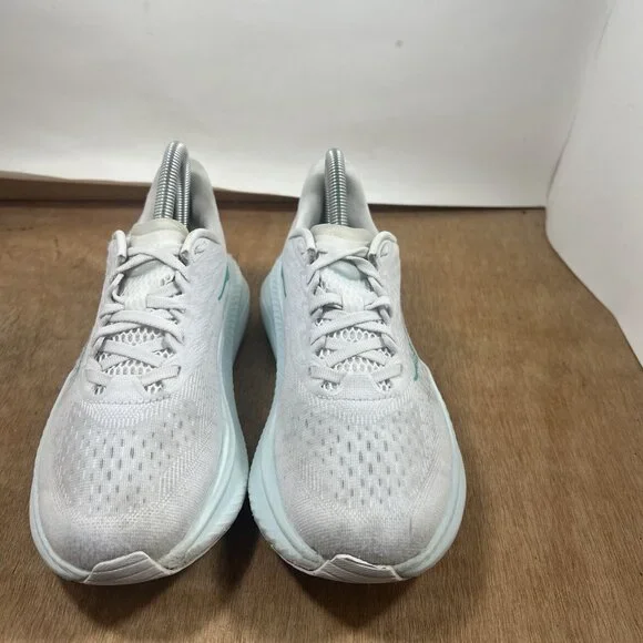 Hoka One One Mach 6 Womens Size 6.5 White Athletic Running Shoes Sneakers - Picture 2 of 9